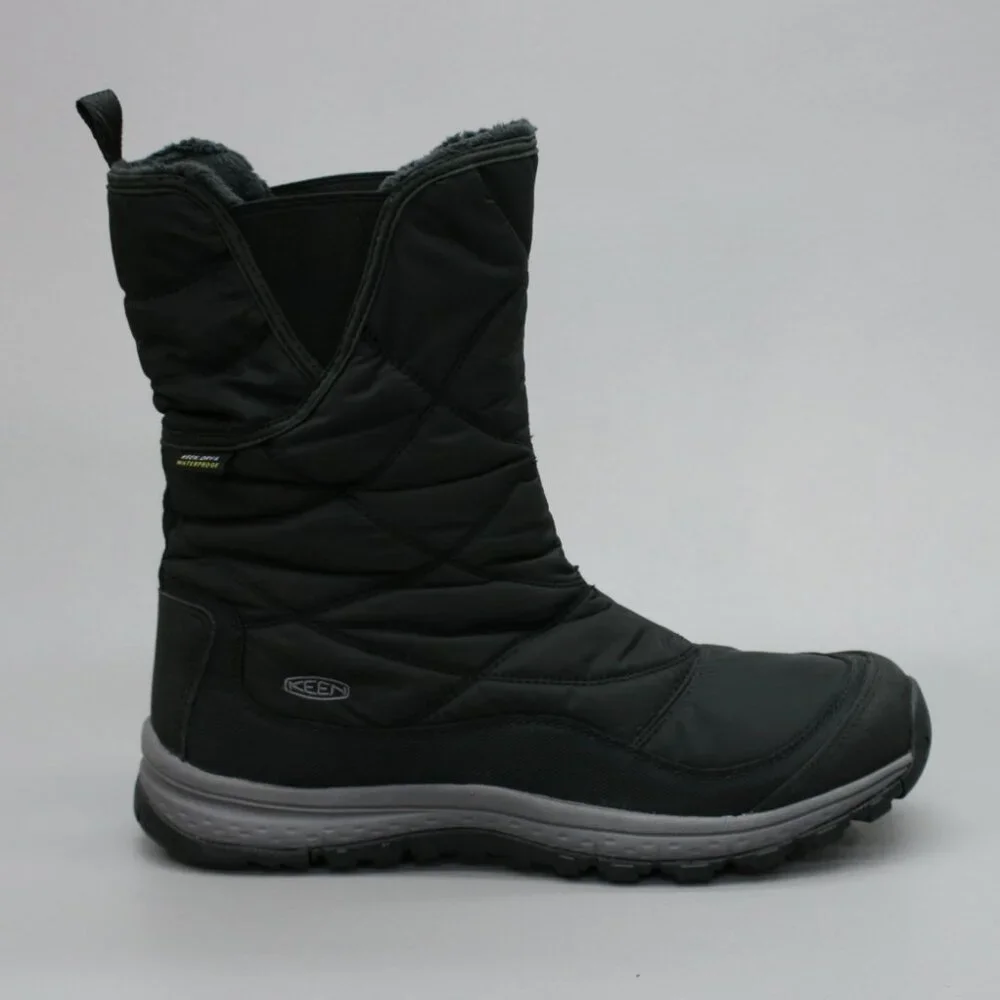 Keen Ladies 10.5 Terradora Black Waterproof Pull-on 200 g Insulated Winter Boots - Picture 4 of 12